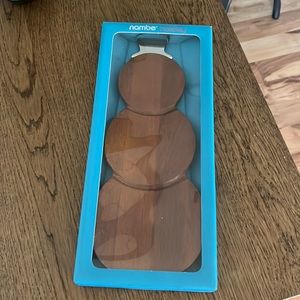 Brand new Nambe snowman cutting board. Still in the box!